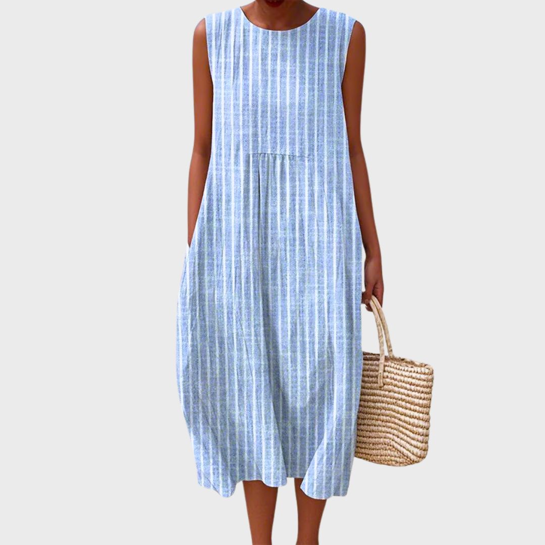 Isla | Summer Dress in Fresh and Relaxed Check