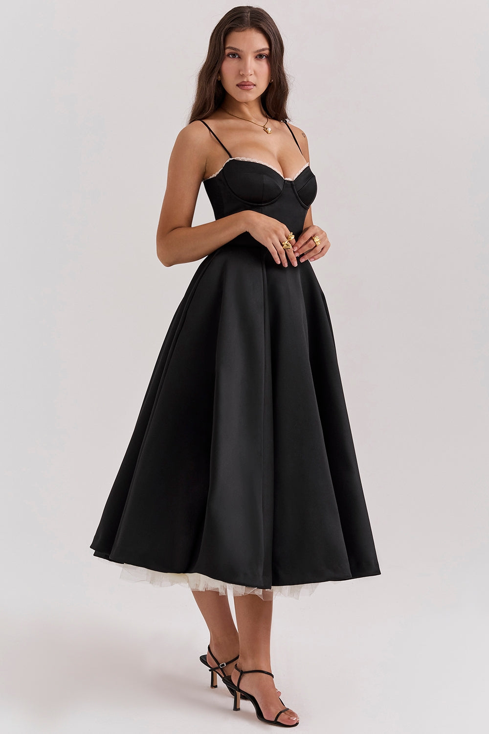 Sophia - Midi Dress with Corset