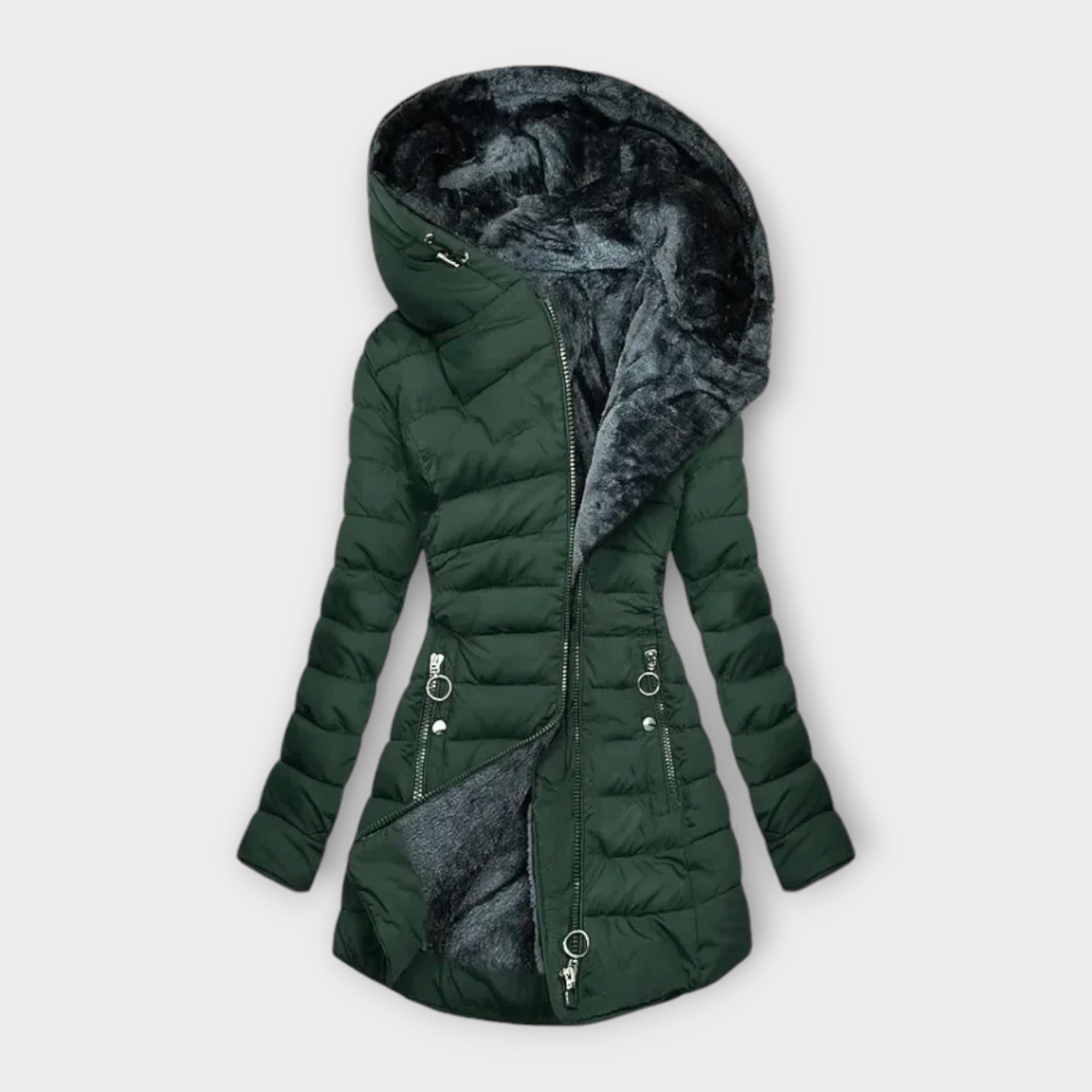 Kori - Cosy fur-lined coat