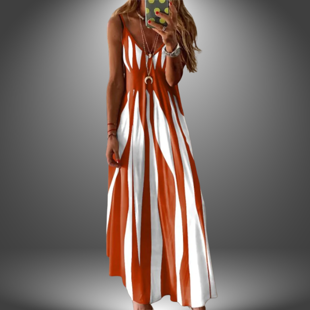 Angelina - Long Casual Dress Handmade