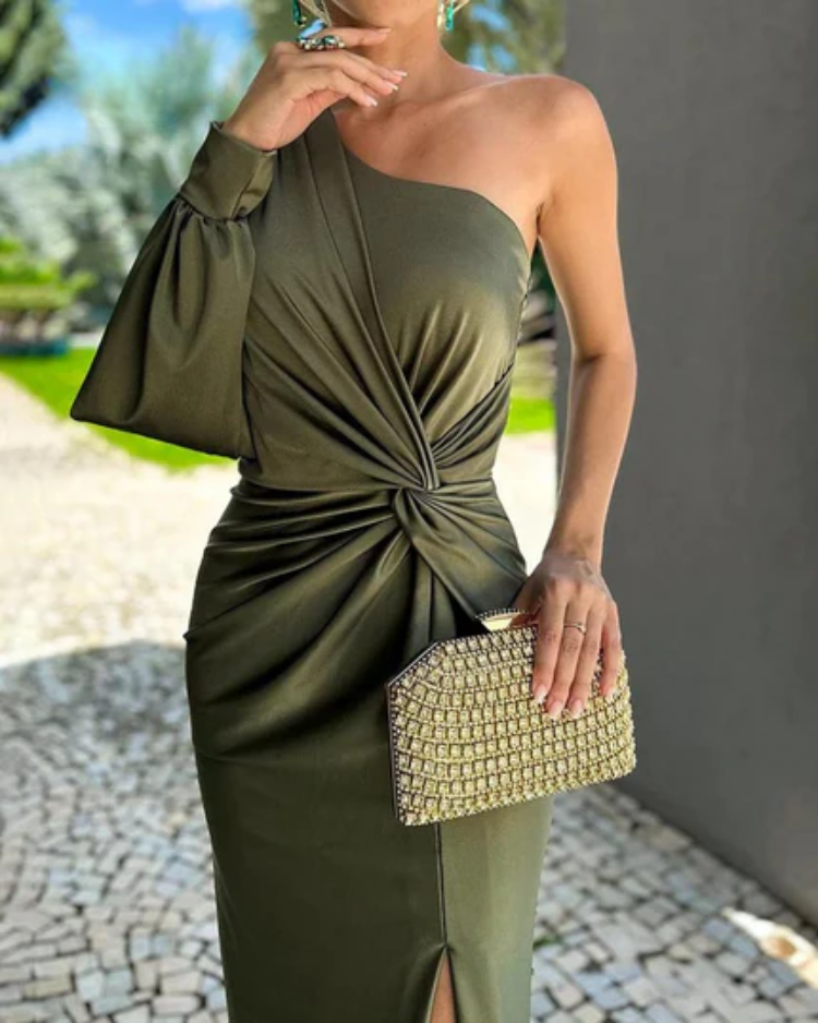 Gladys | Elegant One-Shoulder Dress