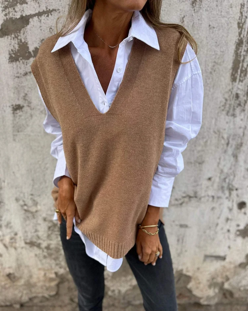 Carla | Elegant Knitted Gilet