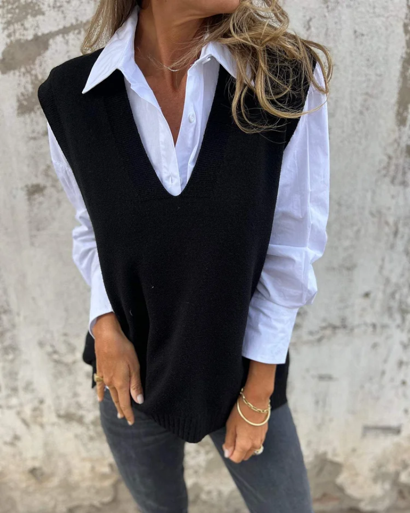 Carla | Elegant Knitted Gilet