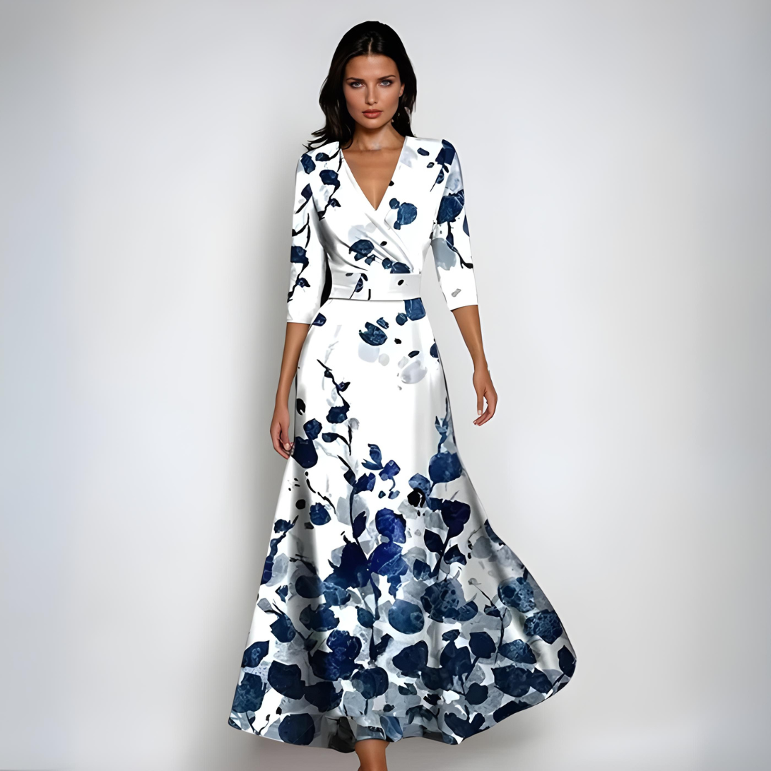 Ludovica | Elegant Floral Maxi Dress
