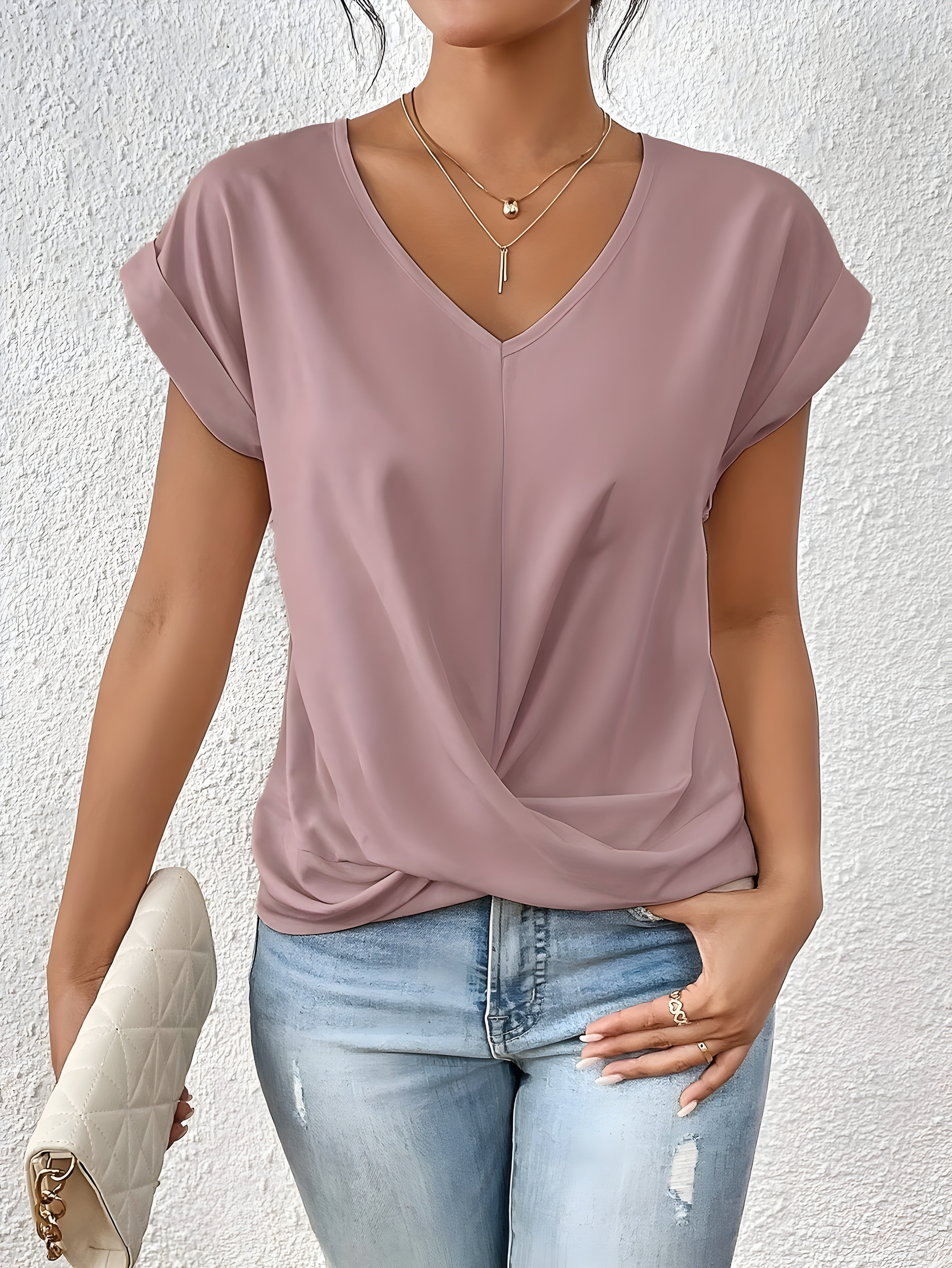 Arianna | Casual Shirt with V-Neck