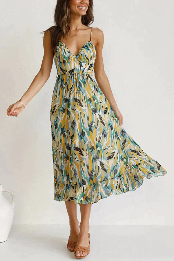 Josephine - Colored Midi Dress