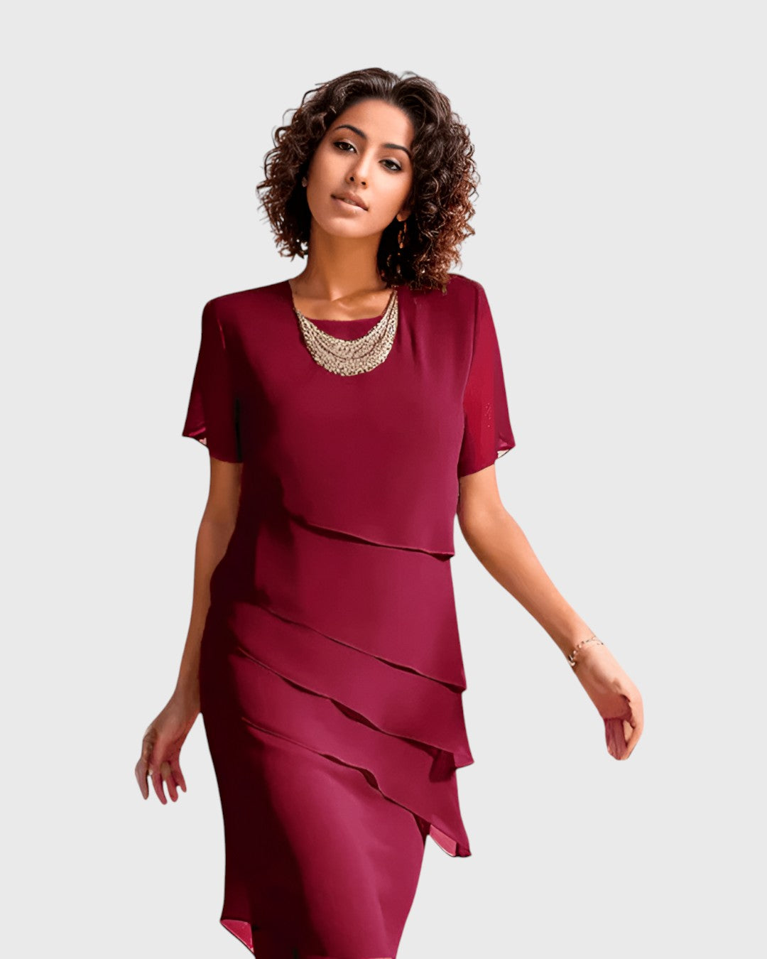 Sylvia - Elegant midi dress