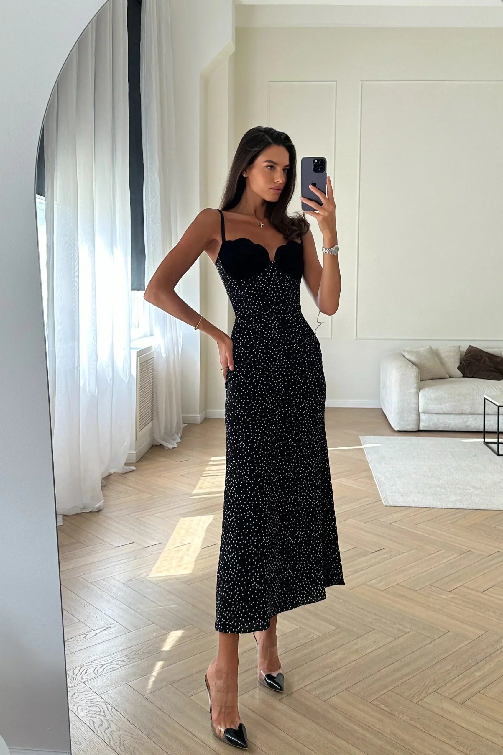 Bianca | Refined Velvet Dress