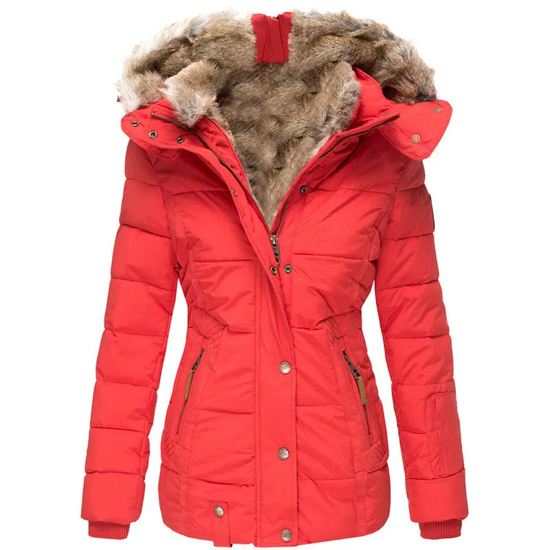 Auroa | Winter coat with faux fur lining