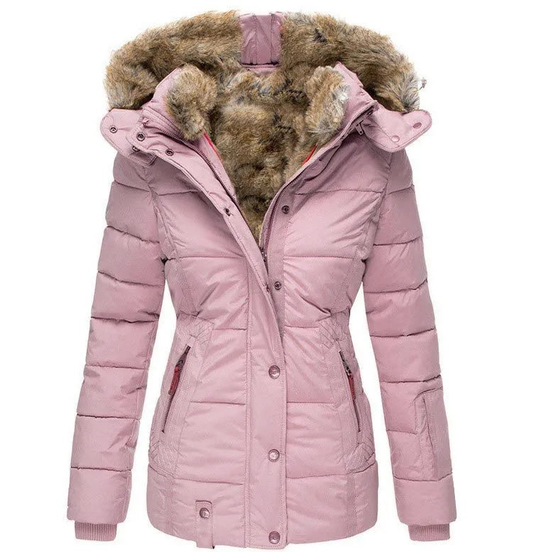 Auroa | Winter coat with faux fur lining