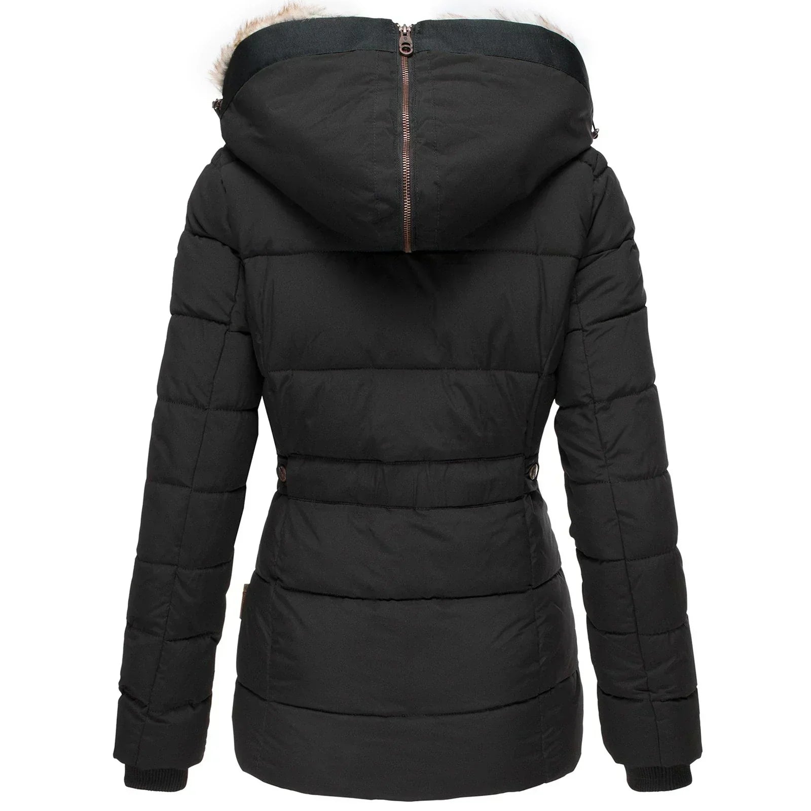Auroa | Winter coat with faux fur lining