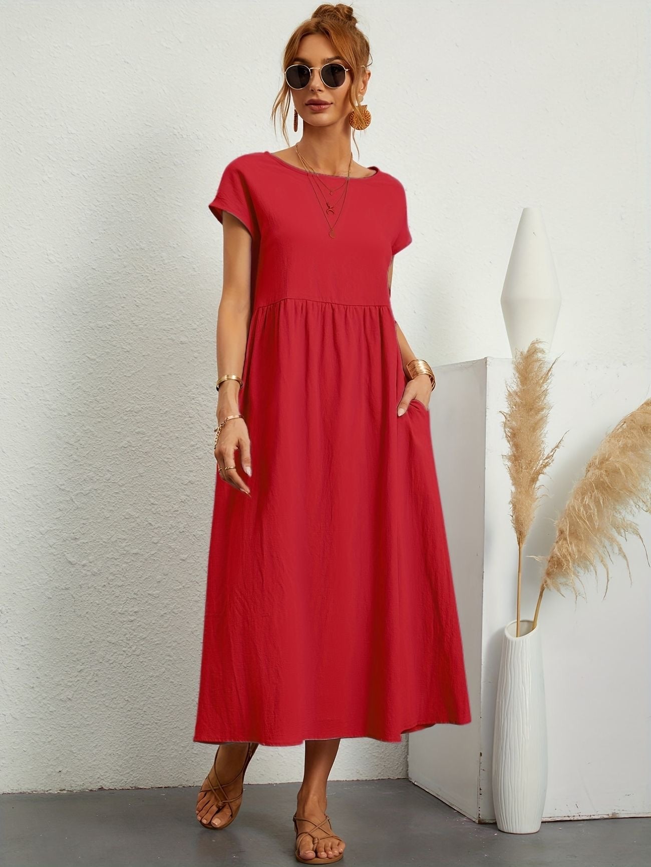 Emma - Elegant Linen Dress
