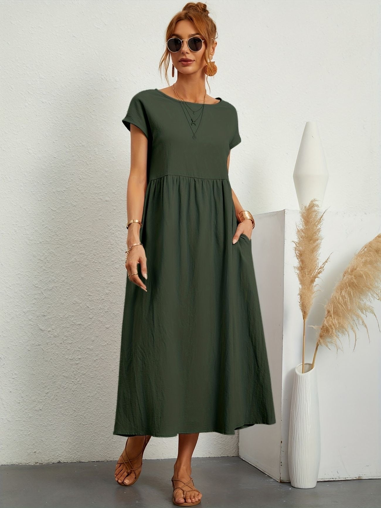 Emma - Elegant Linen Dress