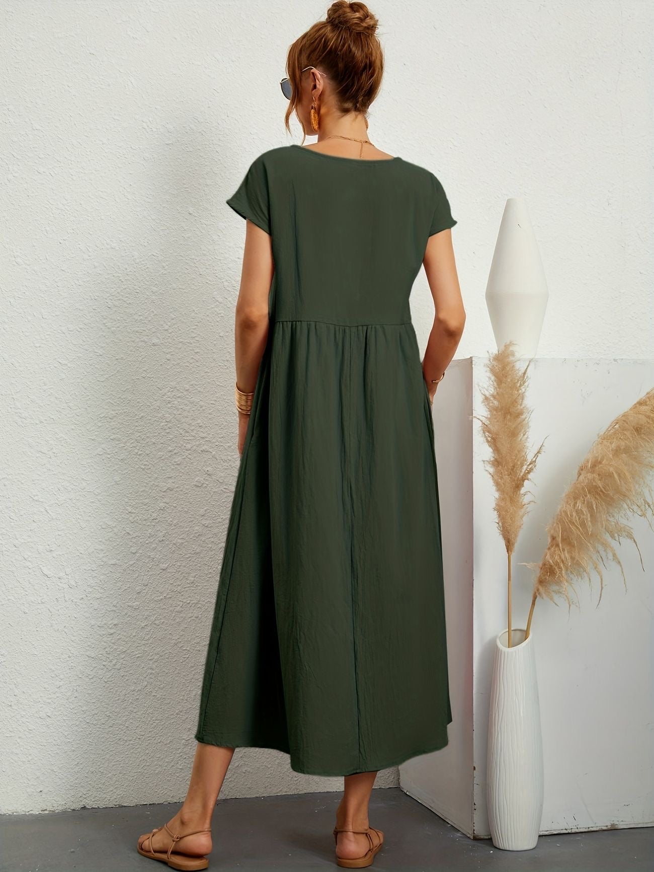 Emma - Elegant Linen Dress