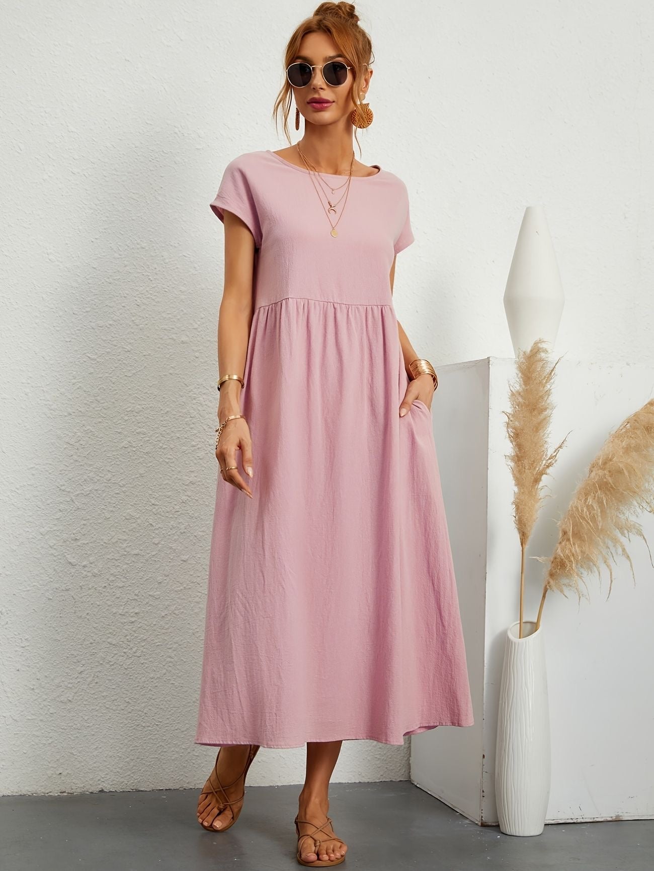 Emma - Elegant Linen Dress