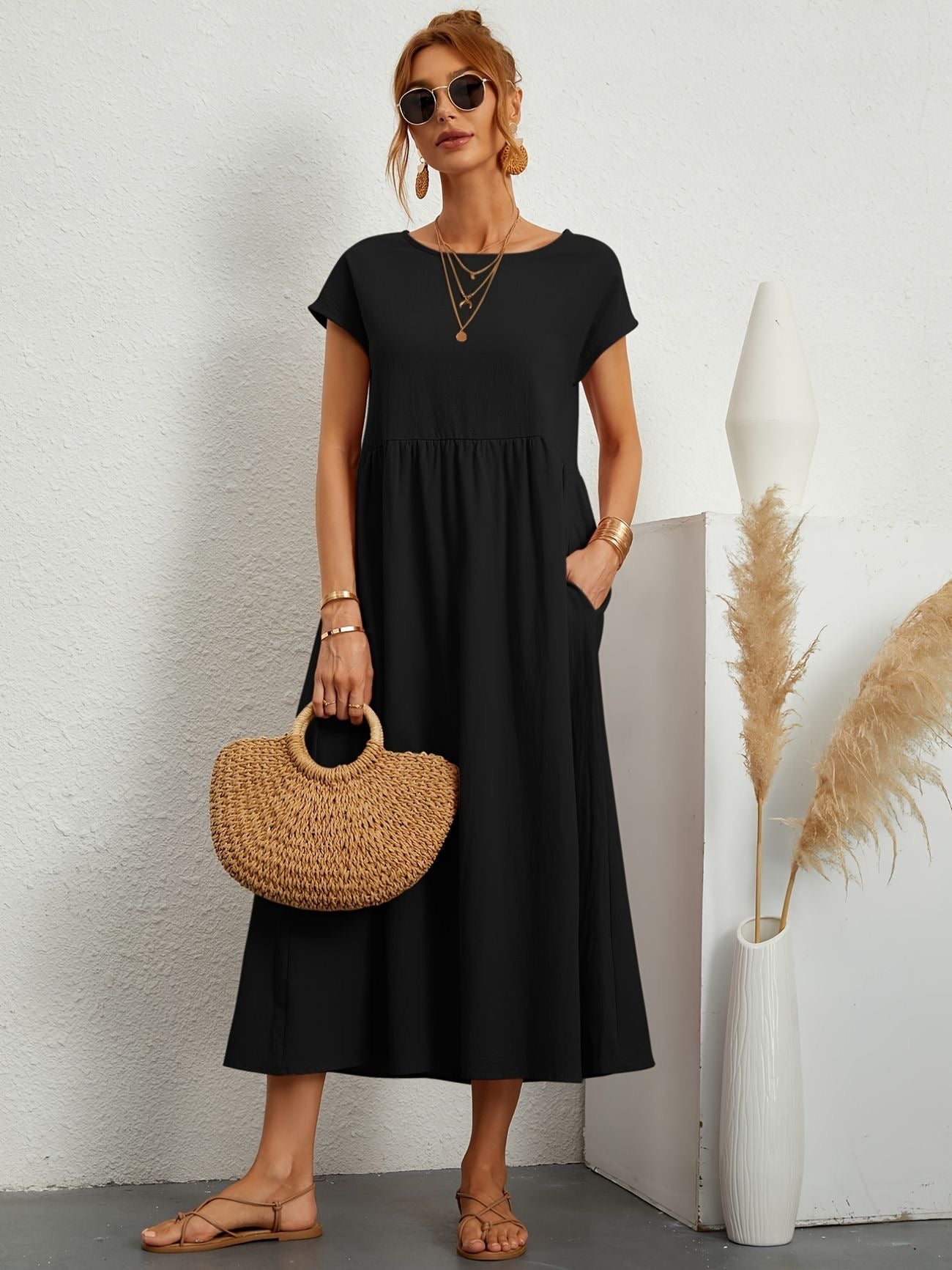 Emma - Elegant Linen Dress