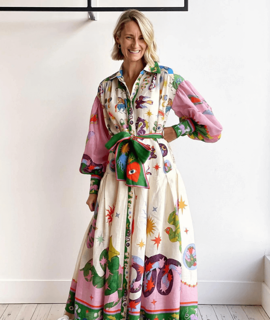 Estella - Elegant Italian Maxi Dress