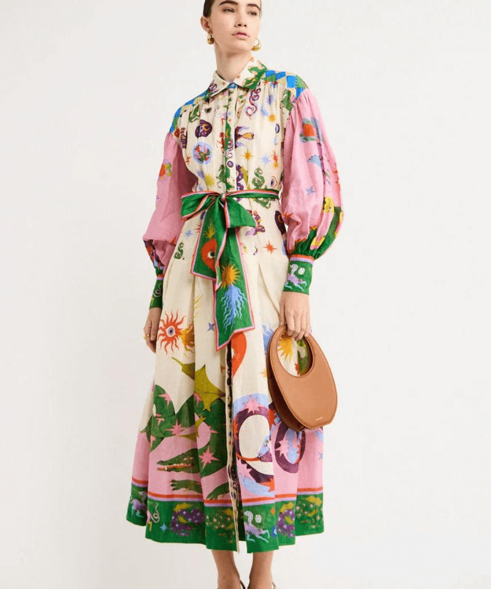 Estella - Elegant Italian Maxi Dress