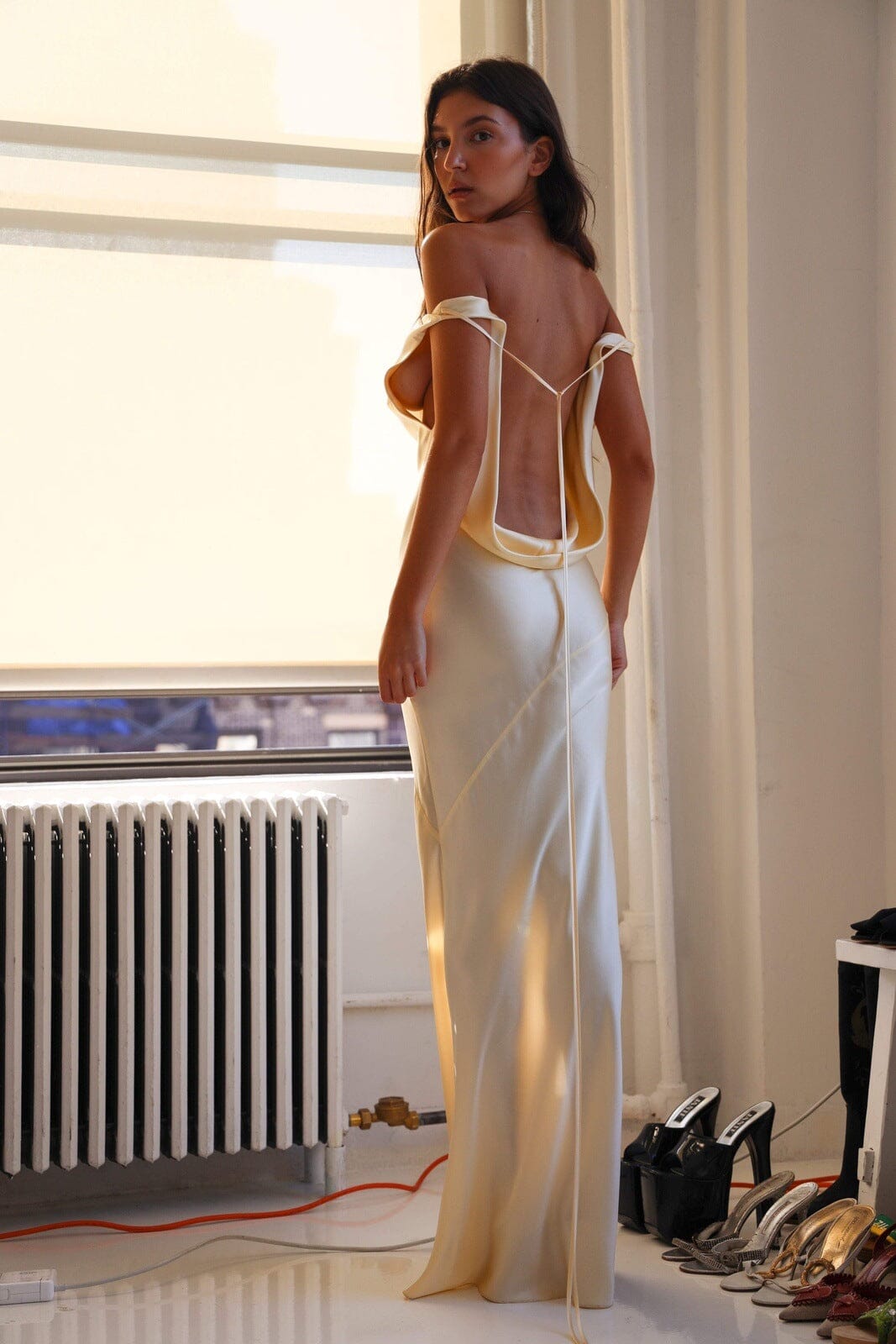 Charlotte | Elegant Satin Dress
