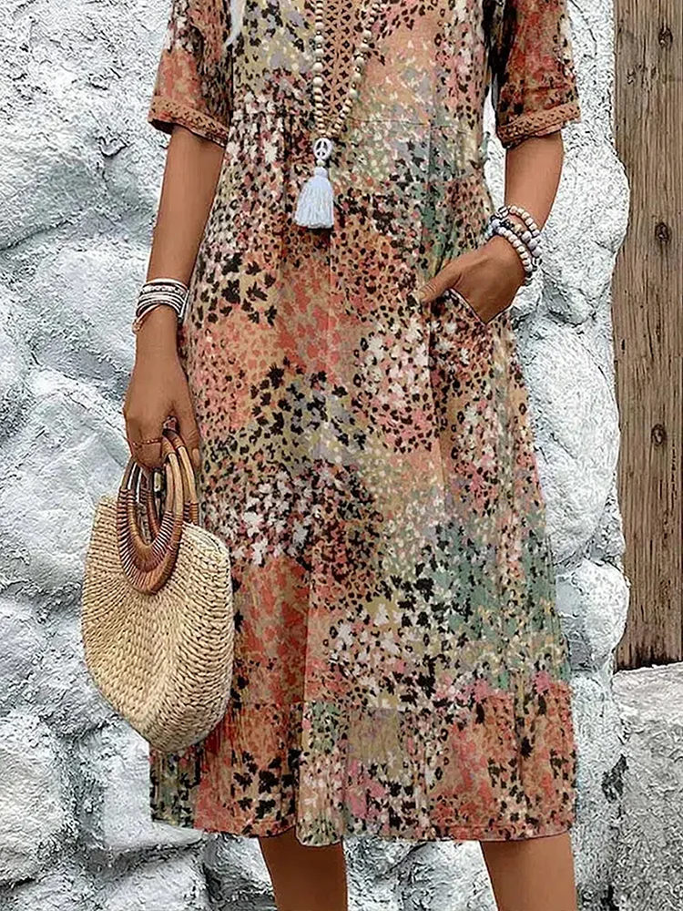 Moon - Stylish Floral Dress