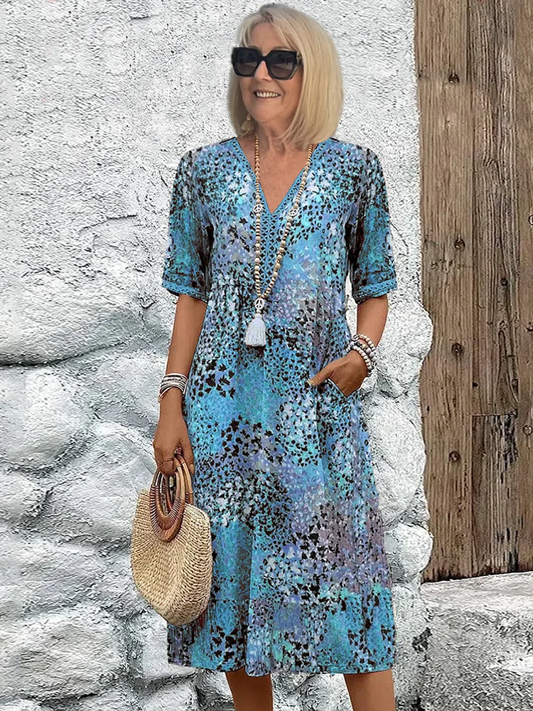 Moon - Stylish Floral Dress