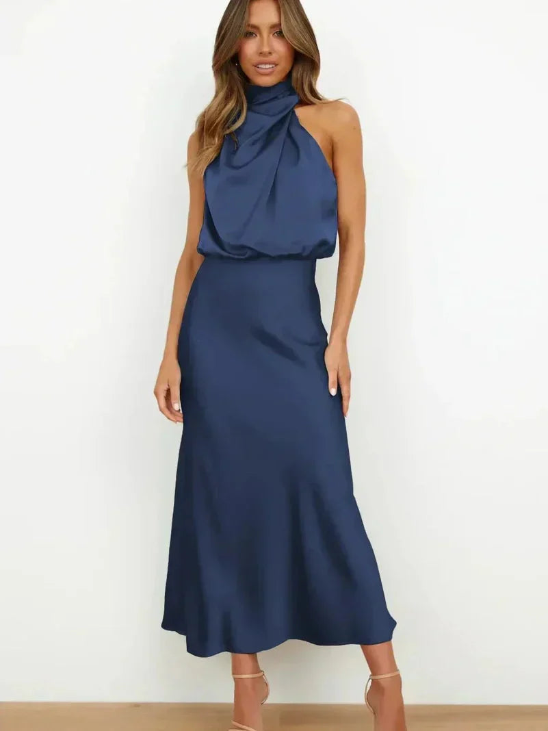 Aine | Elegant Satin Dress