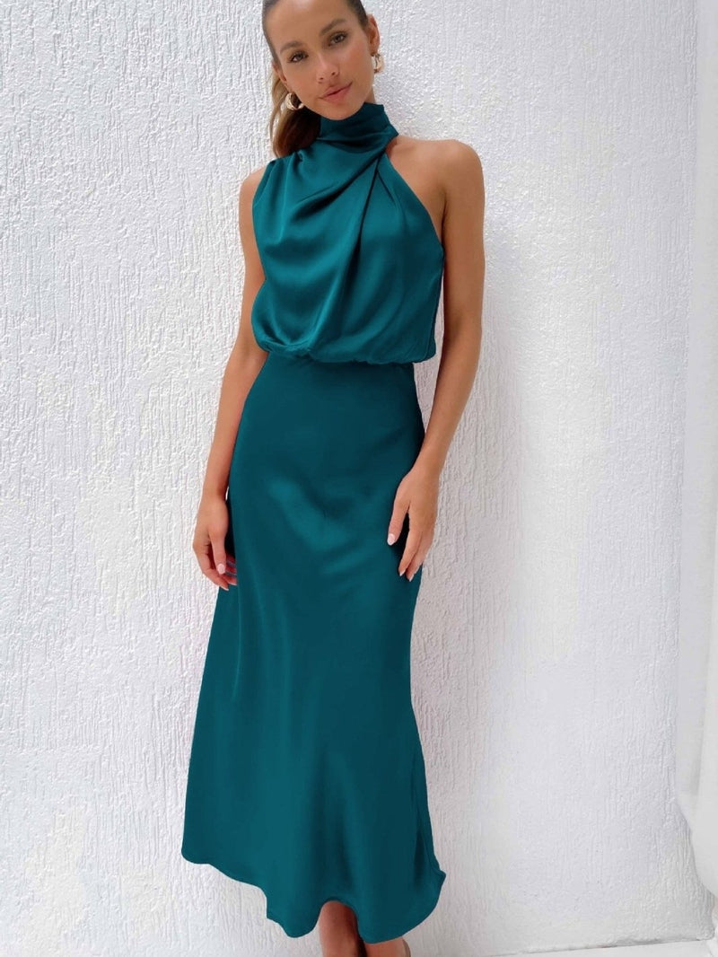 Aine | Elegant Satin Dress