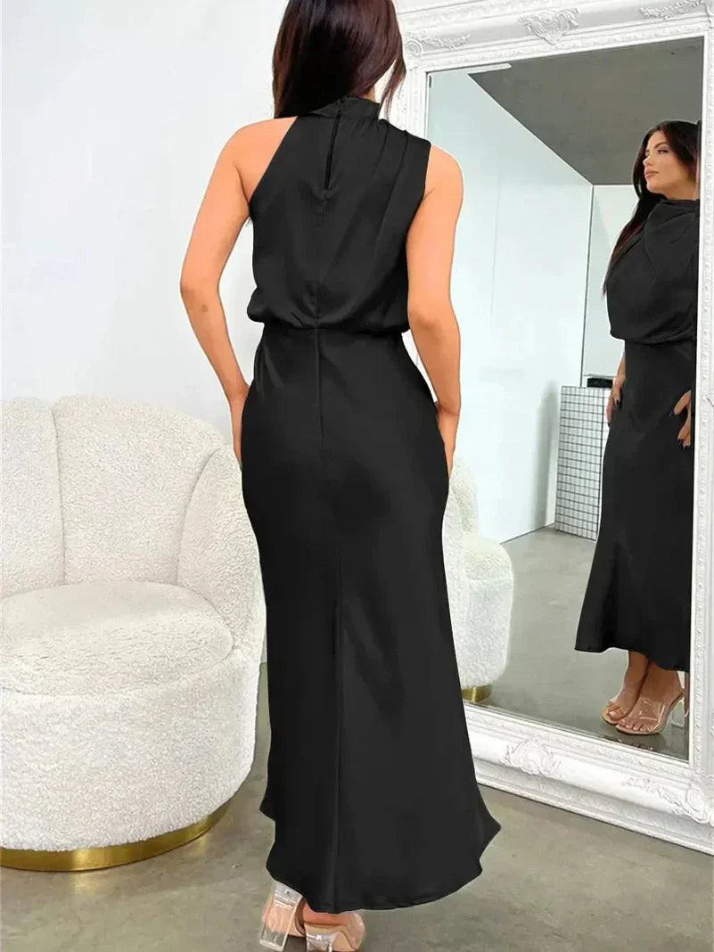 Aine | Elegant Satin Dress