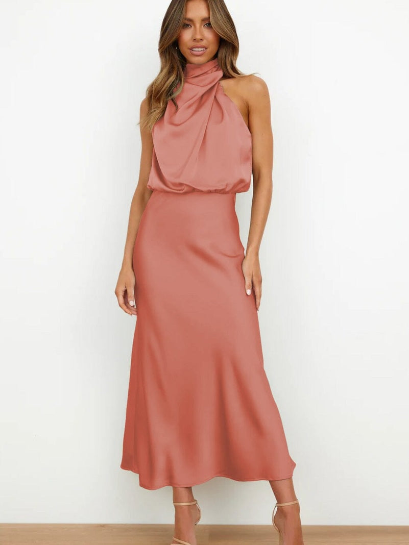 Aine | Elegant Satin Dress