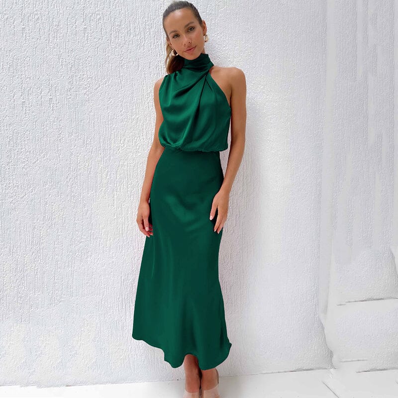 Aine | Elegant Satin Dress