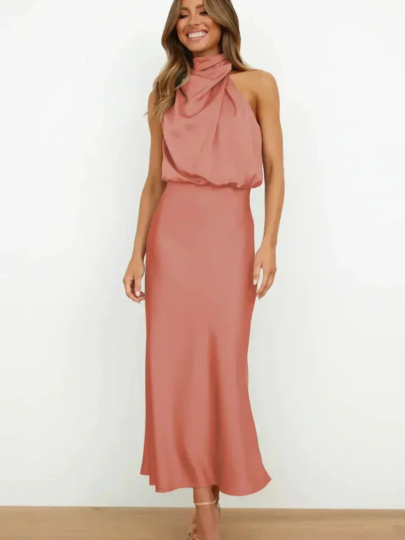Aine | Elegant Satin Dress