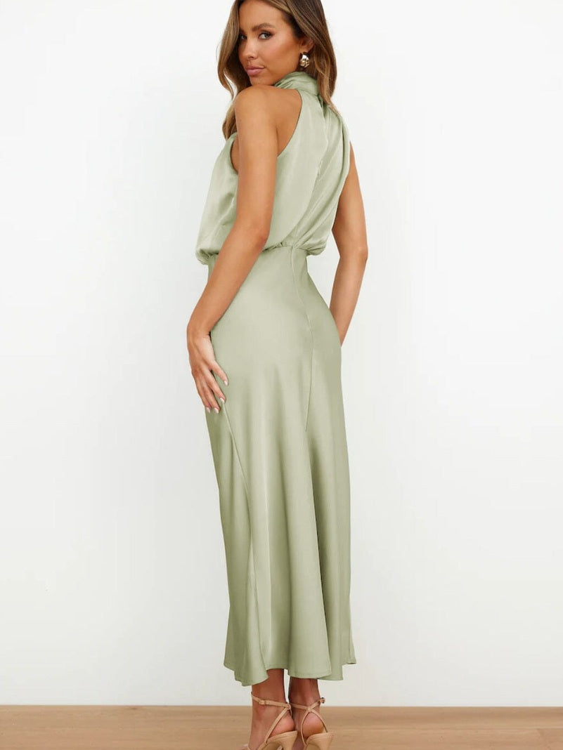 Aine | Elegant Satin Dress