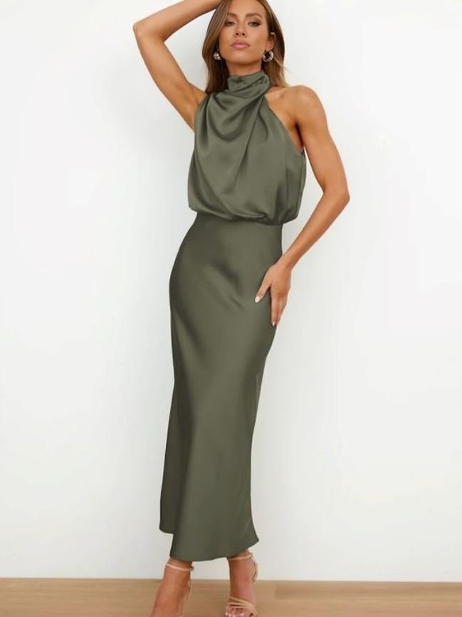 Aine | Elegant Satin Dress