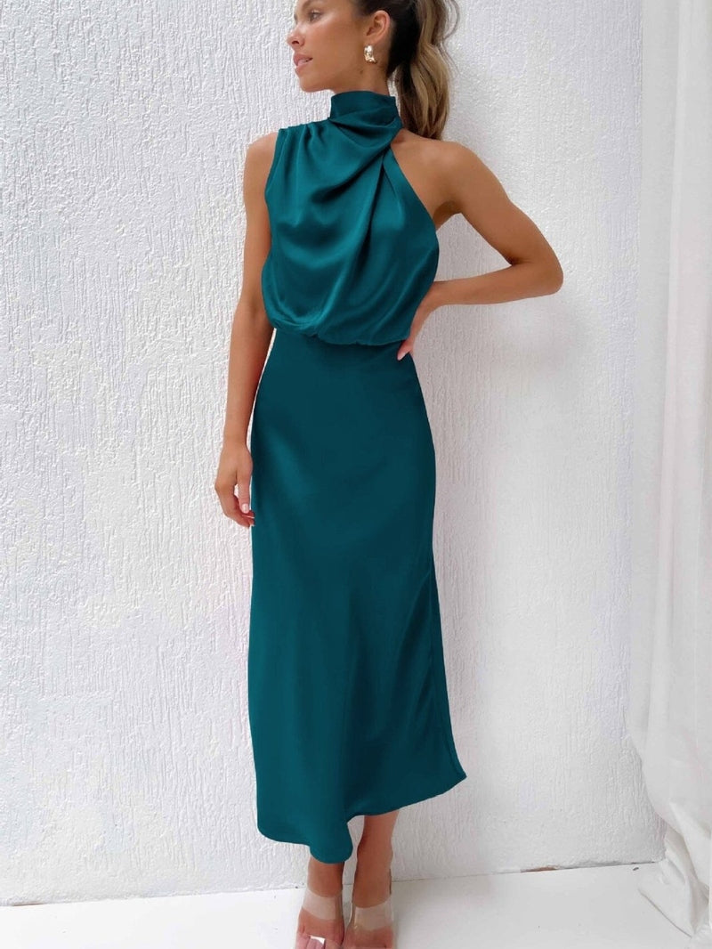 Aine | Elegant Satin Dress