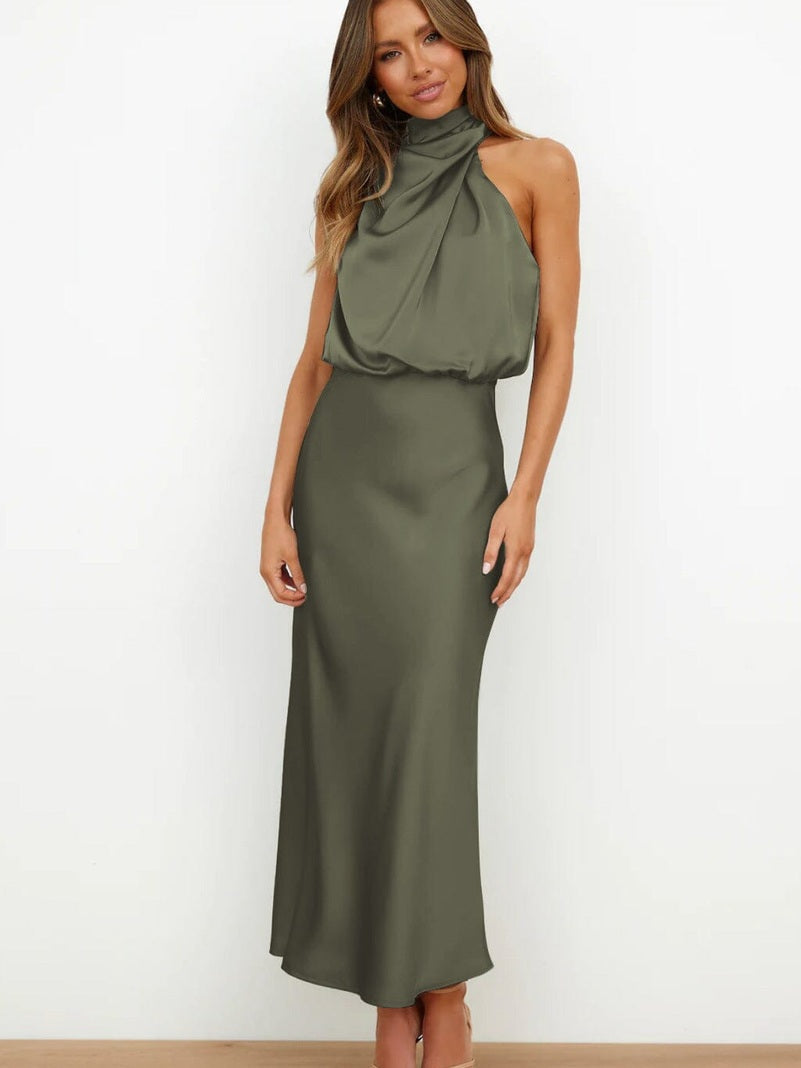 Aine | Elegant Satin Dress