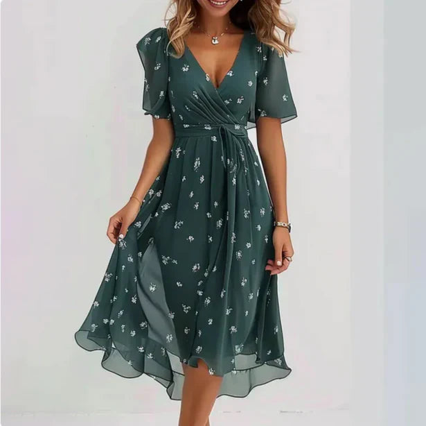 Matilde | Elegant Maxi Dress with V-Neck