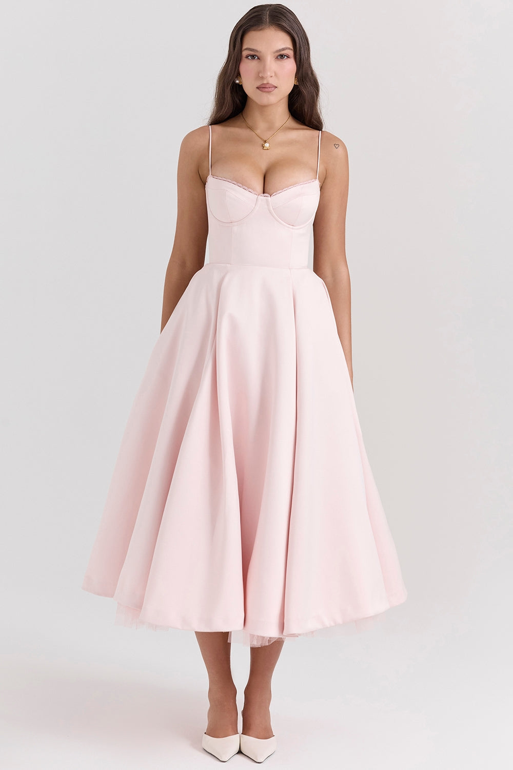 Sophia - Midi Dress with Corset