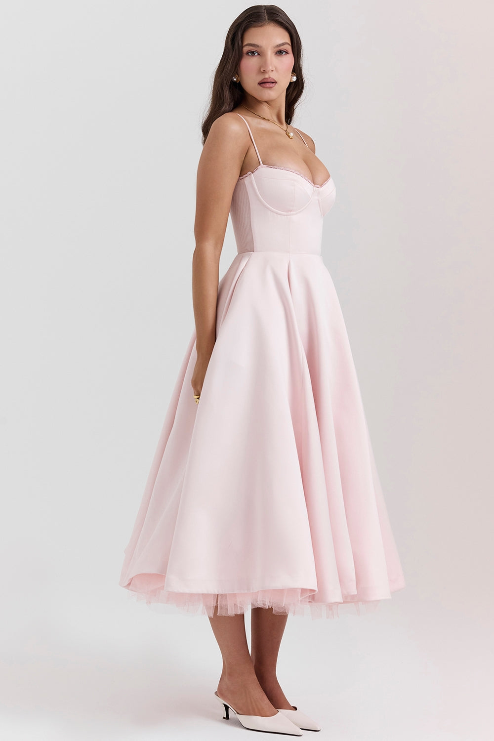 Sophia - Midi Dress with Corset