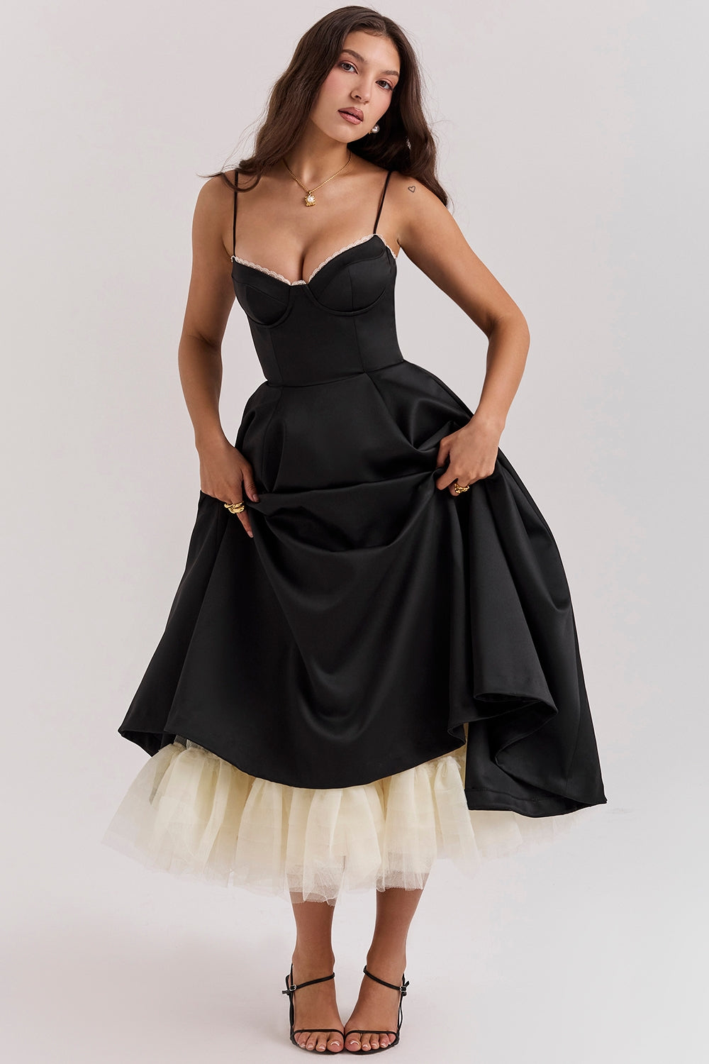 Sophia - Midi Dress with Corset