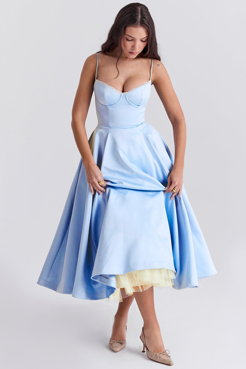 Sophia - Midi Dress with Corset