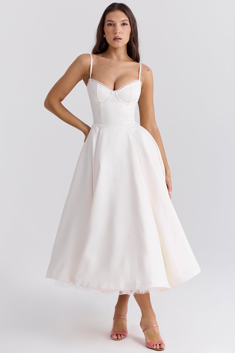 Sophia - Midi Dress with Corset