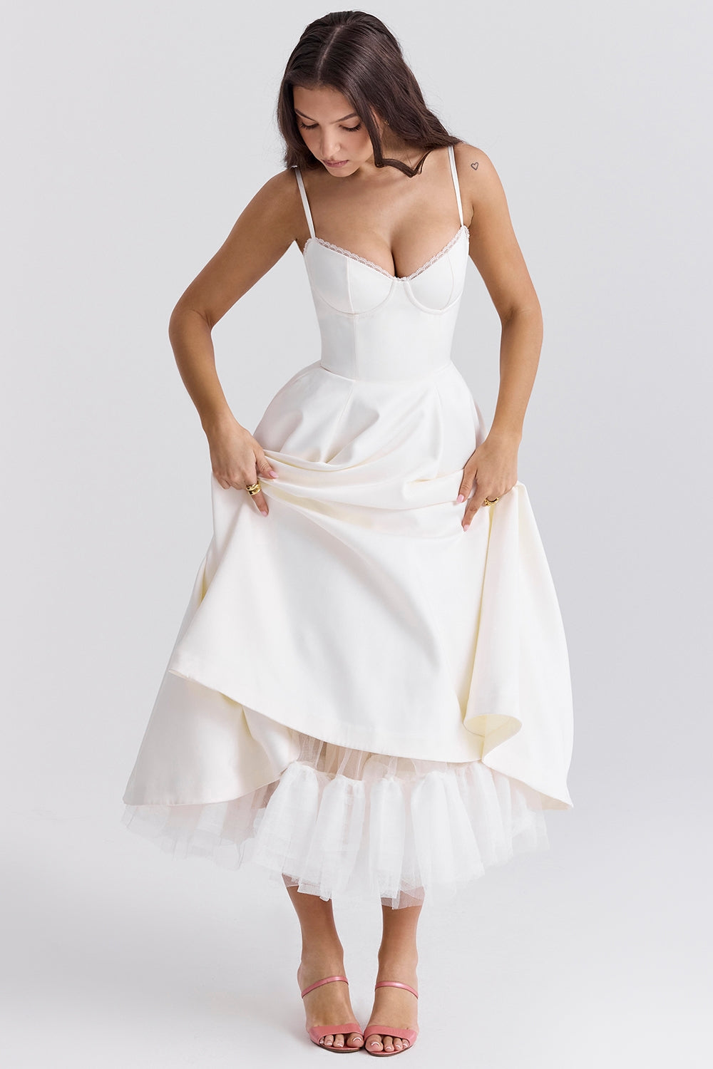 Sophia - Midi Dress with Corset