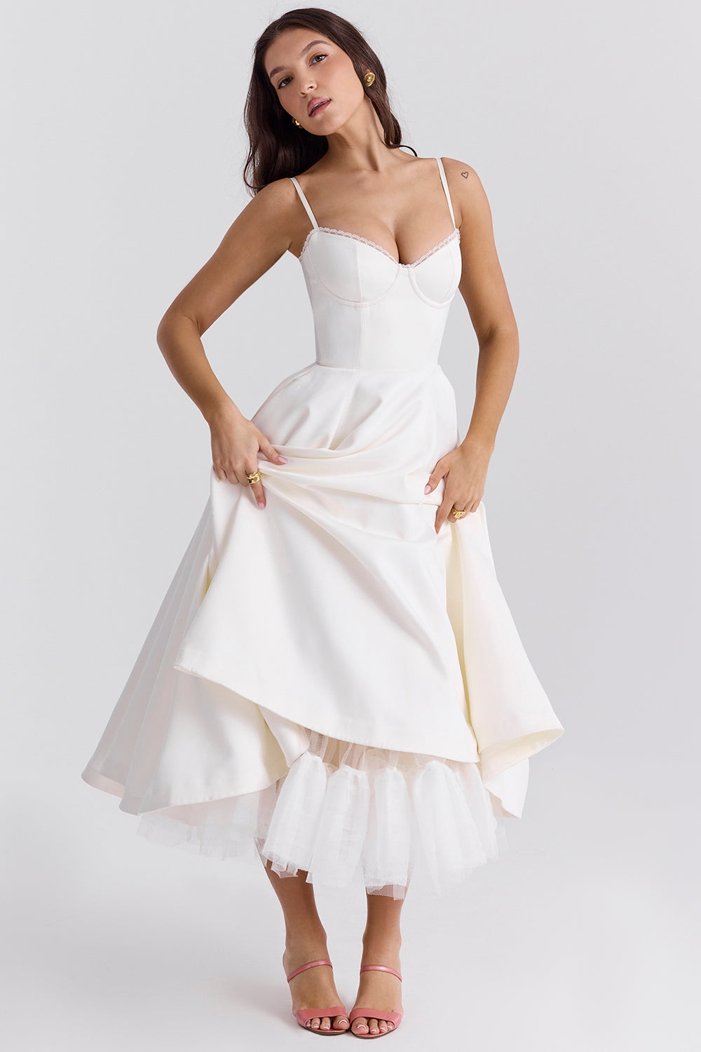 Sophia - Midi Dress with Corset