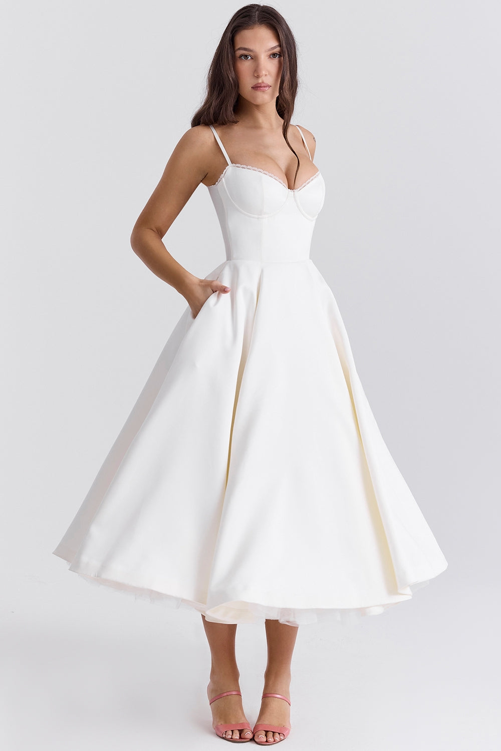 Sophia - Midi Dress with Corset