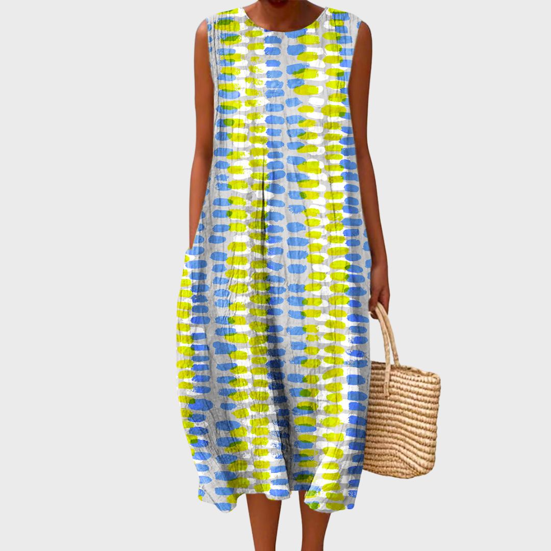 Isla | Summer Dress in Fresh and Relaxed Check