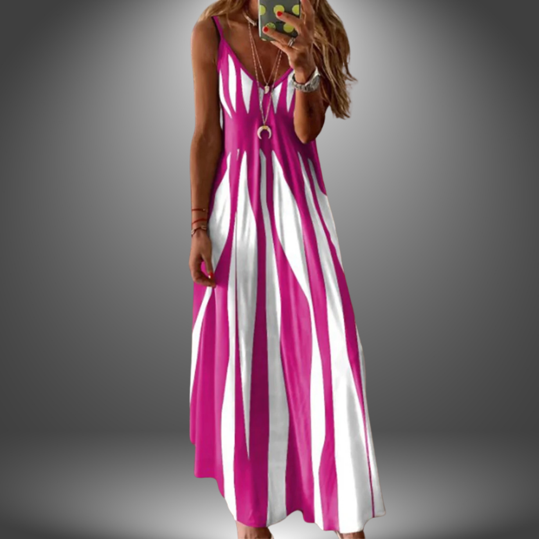 Angelina - Long Casual Dress Handmade