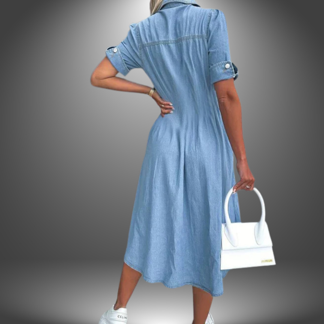 Johanna - Long Denim Dress