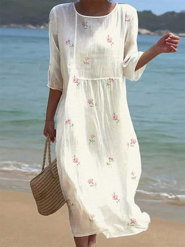 Isabelle Fiori | Light Dress with Delicate Floral Print