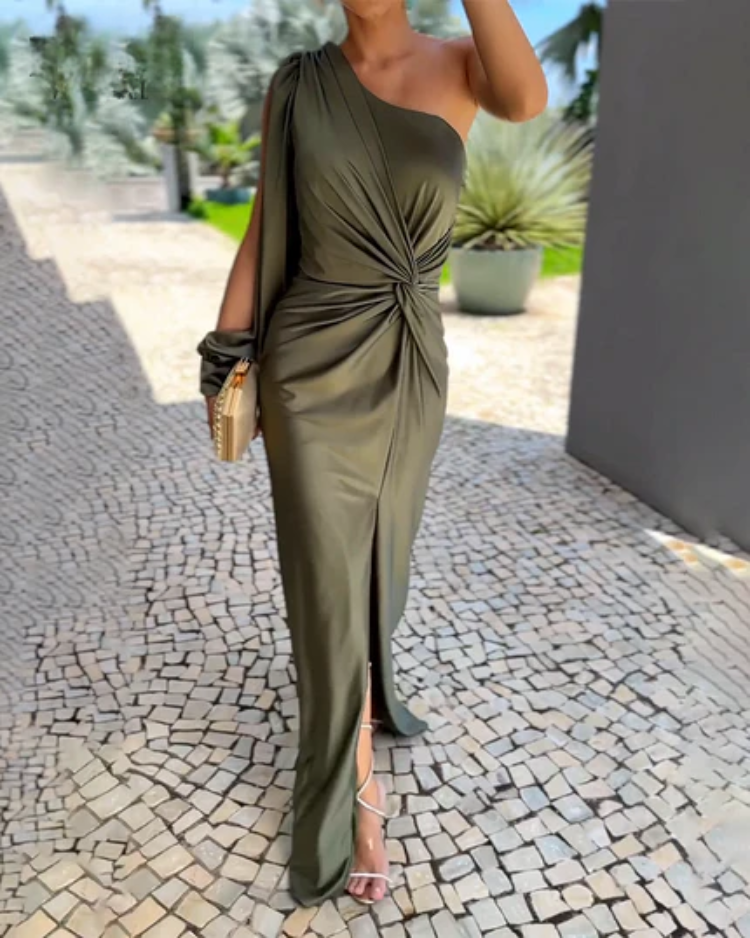 Gladys | Elegant One-Shoulder Dress