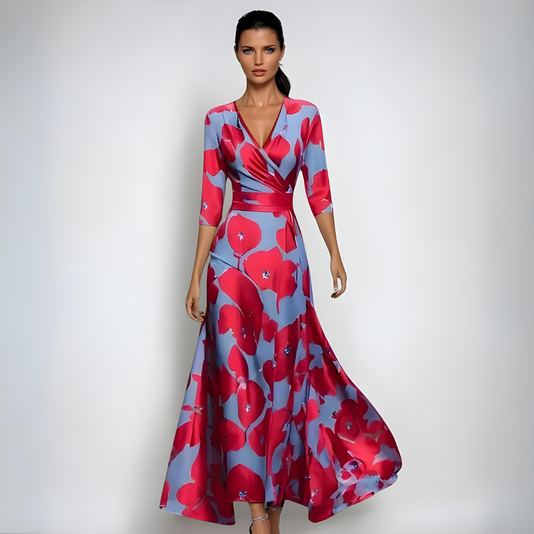 Ludovica | Elegant Floral Maxi Dress